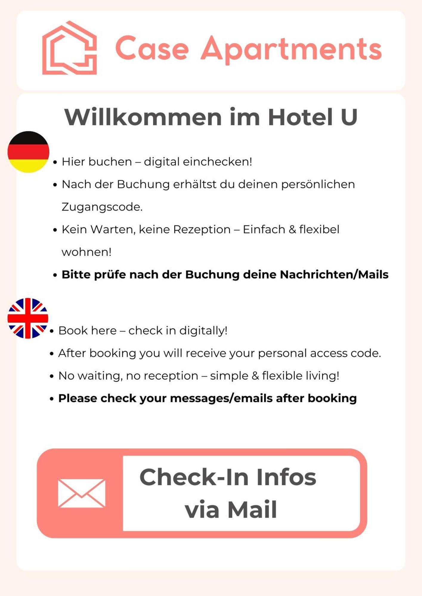 Hotel U Muelheim Free Parking Highspeed Wifi Mülheim an der Ruhr Exteriör bild